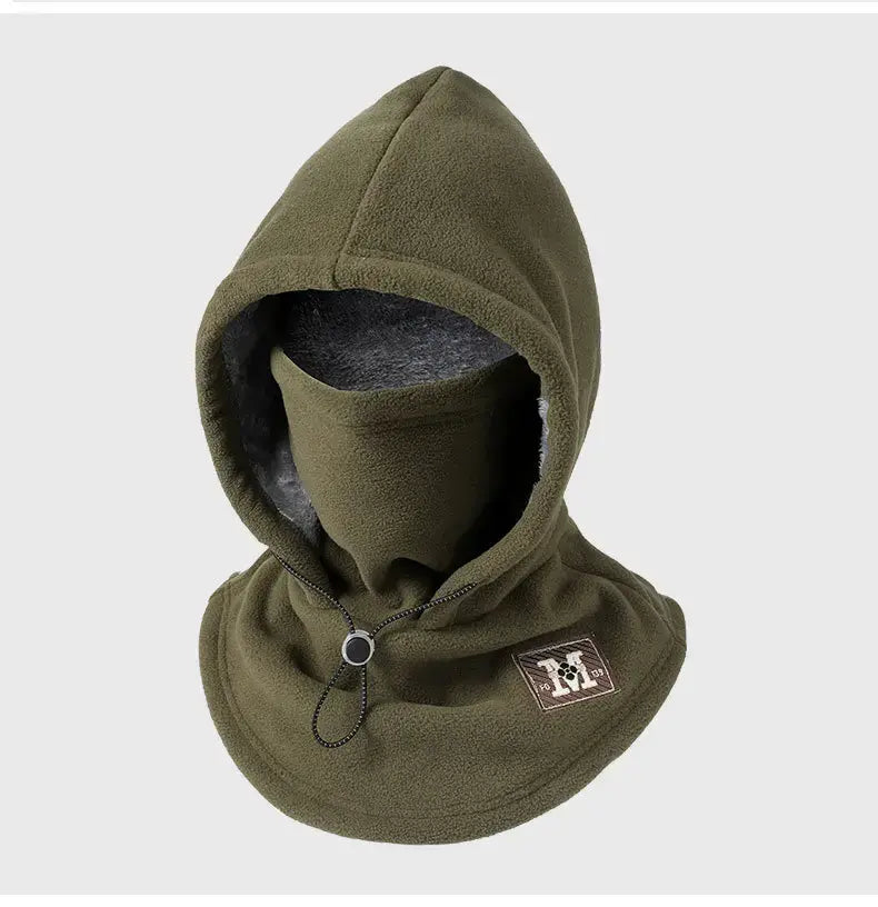 ☃️ Fleecová kukla 3 v 1 s kapucí — teplá, větruodolná a ideální na outdoor, cyklistiku a zimu.