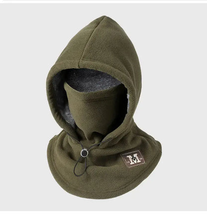 ☃️ Fleecová kukla 3 v 1 s kapucí — teplá, větruodolná a ideální na outdoor, cyklistiku a zimu.
