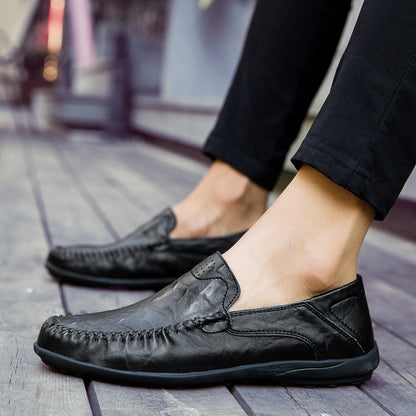 🔥👞【39-44】Zapatos casuales modernos de piel de becerro para hombre ✅Pago contra entrega ✅2 artículos con un 70% de descuento