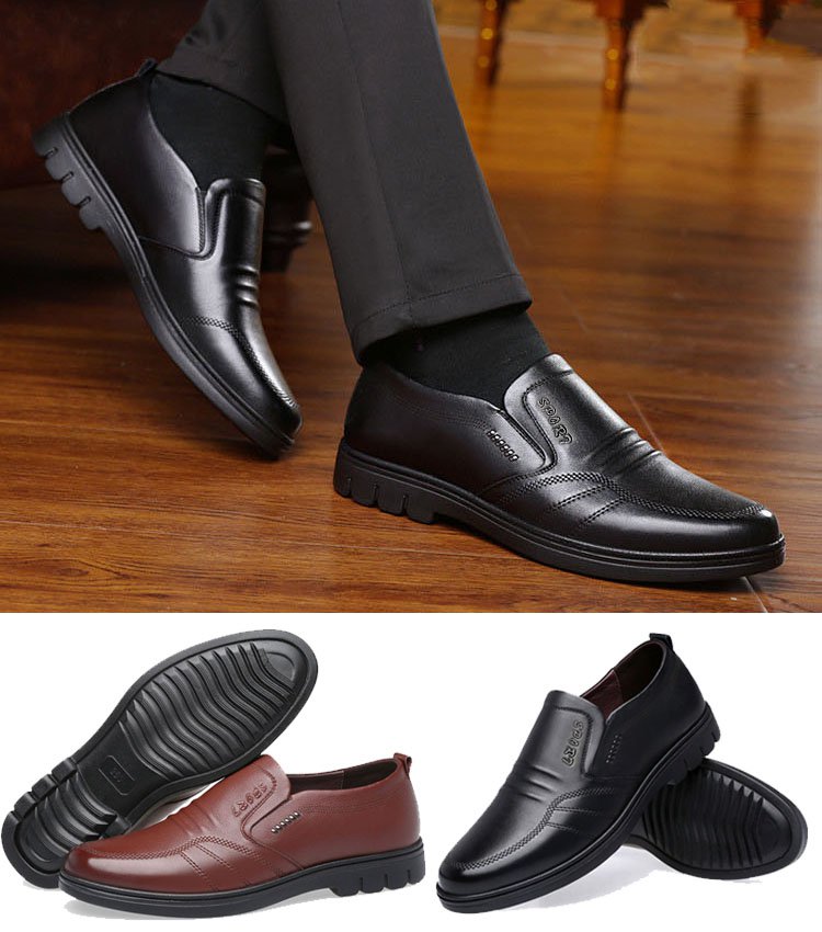 👞【39-44】Zapatos casuales de hombre con suela suave para uso empresarial.