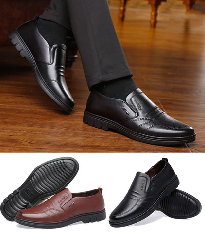 👞【39-44】Zapatos casuales de hombre con suela suave para uso empresarial.