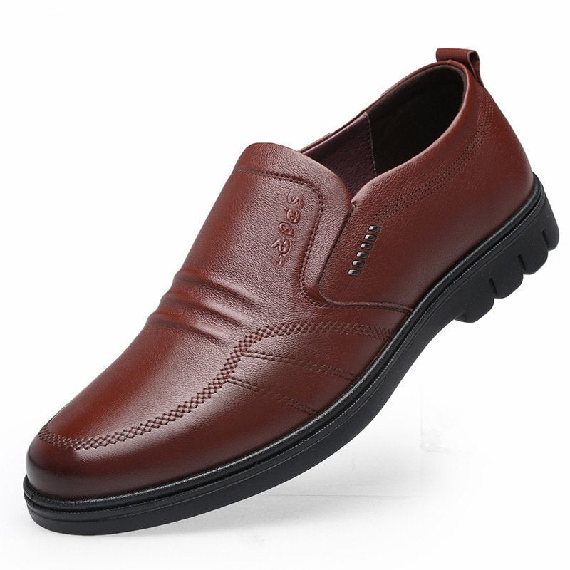 👞【39-44】Zapatos casuales de hombre con suela suave para uso empresarial.
