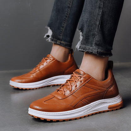👞47% отстъпка 🔥【39-44】Мъжки ежедневни кожени обувки за бизнес ✅️Плащане при доставка