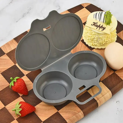🎁 2 ks za 480 českých korun 💥 Speciální zařízení na vaření vajec v mikrovlnné troubě: design se dvěma komorami, nepřilnavý povrch, snadné čištění. 🏠, koupíte jedno, druhé dostanete zdarma