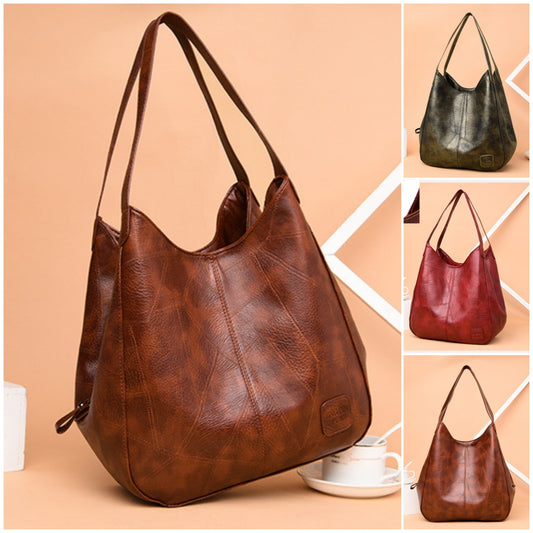 💖👜💖【50% отстъпка🔥】Нова дамска чанта за рамо от мека кожа с голям капацитет ✅️Плащане при доставка