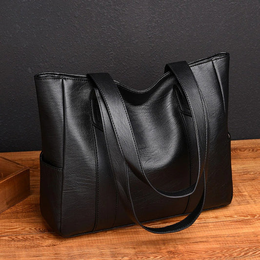 ✨👜【50% zniżki🔥】【Duża pojemność】Miękka skórzana damska torba na ramię ✅️Płatność przy odbiorze