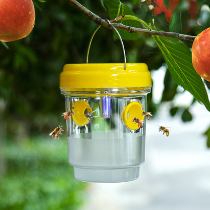 【2 piezas 29 €】🐝☀️ Trampa solar para avispas para patios y jardines 🔋🌿 – Altamente eficiente, recargable, resistente a la intemperie, cubre hasta 500 metros cuadrados.✅️Pago contra entrega