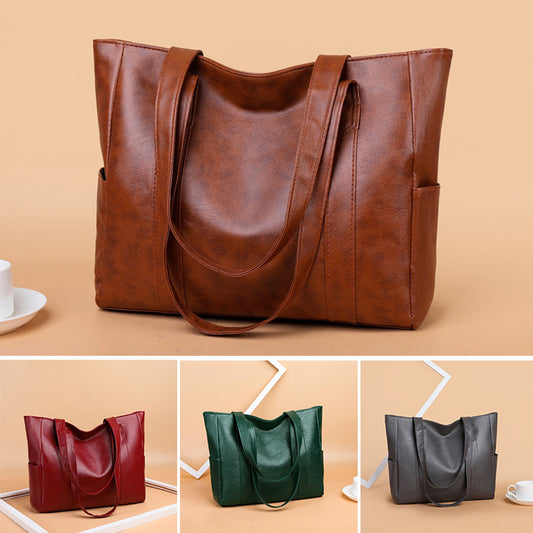 ✨👜【50% zniżki🔥】【Duża pojemność】Miękka skórzana damska torba na ramię ✅️Płatność przy odbiorze