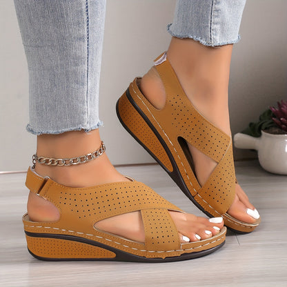 ✨👡 50% отстъпка🔥【35-43】 Дамски сандали с дебели подметки, в големи размери ✅️Плащане при доставка