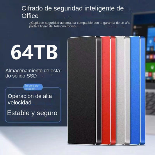 🎉【🔥Más de 9999 unidades vendidas】Disco duro portátil ultrarrápido de 150 MB/s【16 TB】 ✅Pago contra entrega