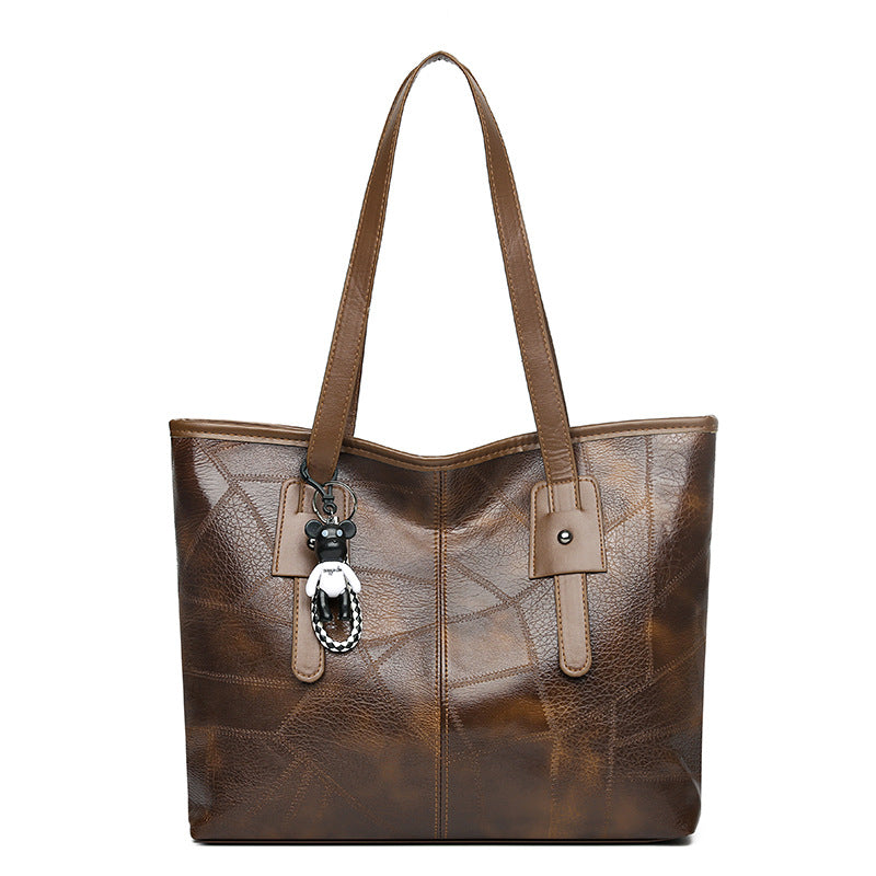 ✨👜【50% отстъпка🔥】Голяма дамска чанта от мека кожа, чанта за през рамо, ежедневна и модерна ✅️Плащане при доставка