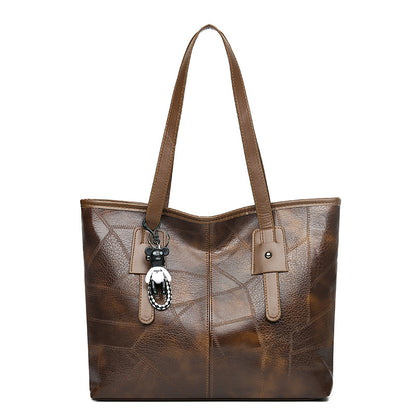 ✨👜【50% отстъпка🔥】Голяма дамска чанта от мека кожа, чанта за през рамо, ежедневна и модерна ✅️Плащане при доставка