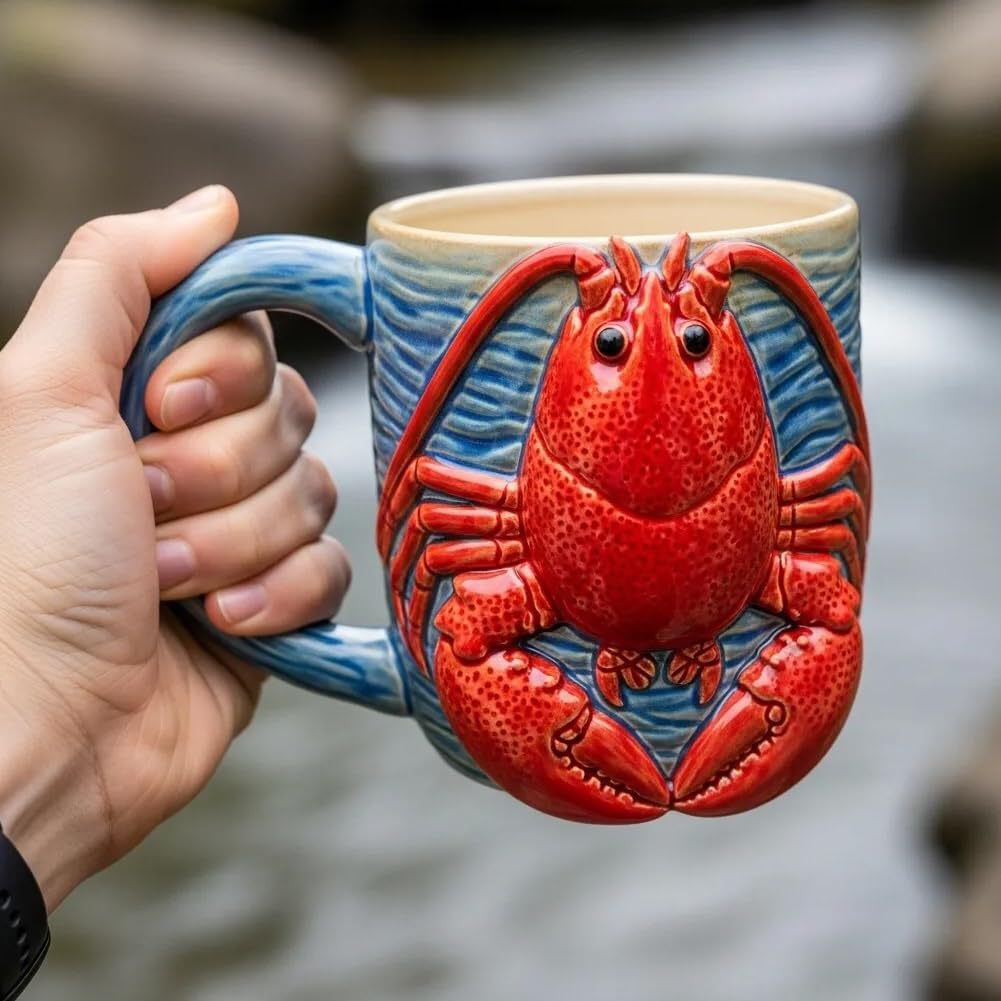 🎁🐟50% отстъпка ☕3D чаша за кафе с океански животни ✅Плащане при доставка ✅2 артикула със 70% отстъпка