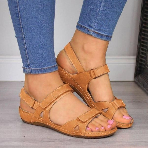 ✨ 50% отстъпка🔥【35-43】Меки и удобни кожени сандали за жени ✅️Плащане при доставка
