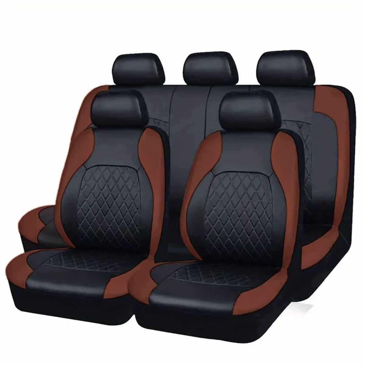 🔥🔥【Zľava 50 %】🚗🚗Univerzálna sada poťahov na autosedačky z mäkkej kože ✅Platba pri doručení ✅2 položky so zľavou 70 %